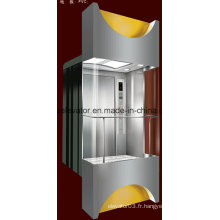 Ascenseur panoramique en forme carrée avec verre à 3 côtés (JQ-A036)